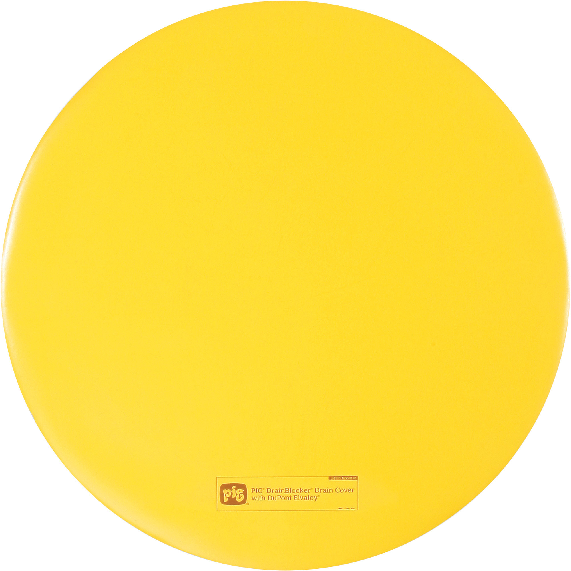 New Pig Drain Cover Blocker, 30in.L x 30in.W x 0.335in.H, Yellow and Black